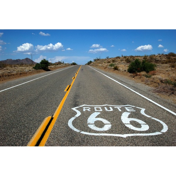 Route 66 - California, road to Essex